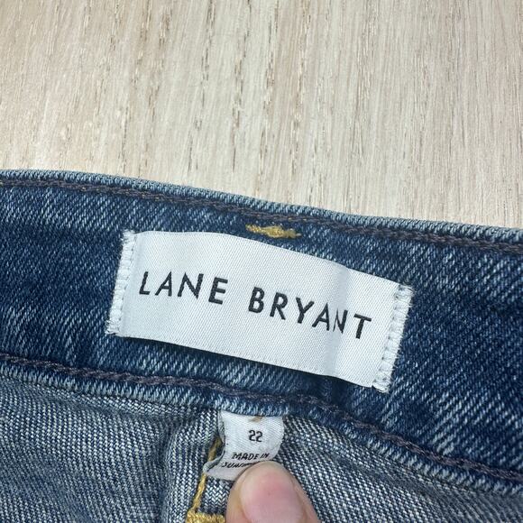 Lane Bryant Flex Magic Waistband Signature Fit Mid Rise Boyfriend Jeans Plus 22 - Picture 9 of 15